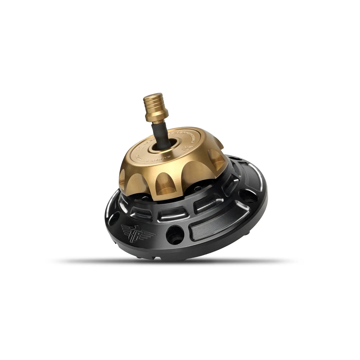 Heinz Bikes Performance Vented Gas Cap Black/Bronze for Harley
