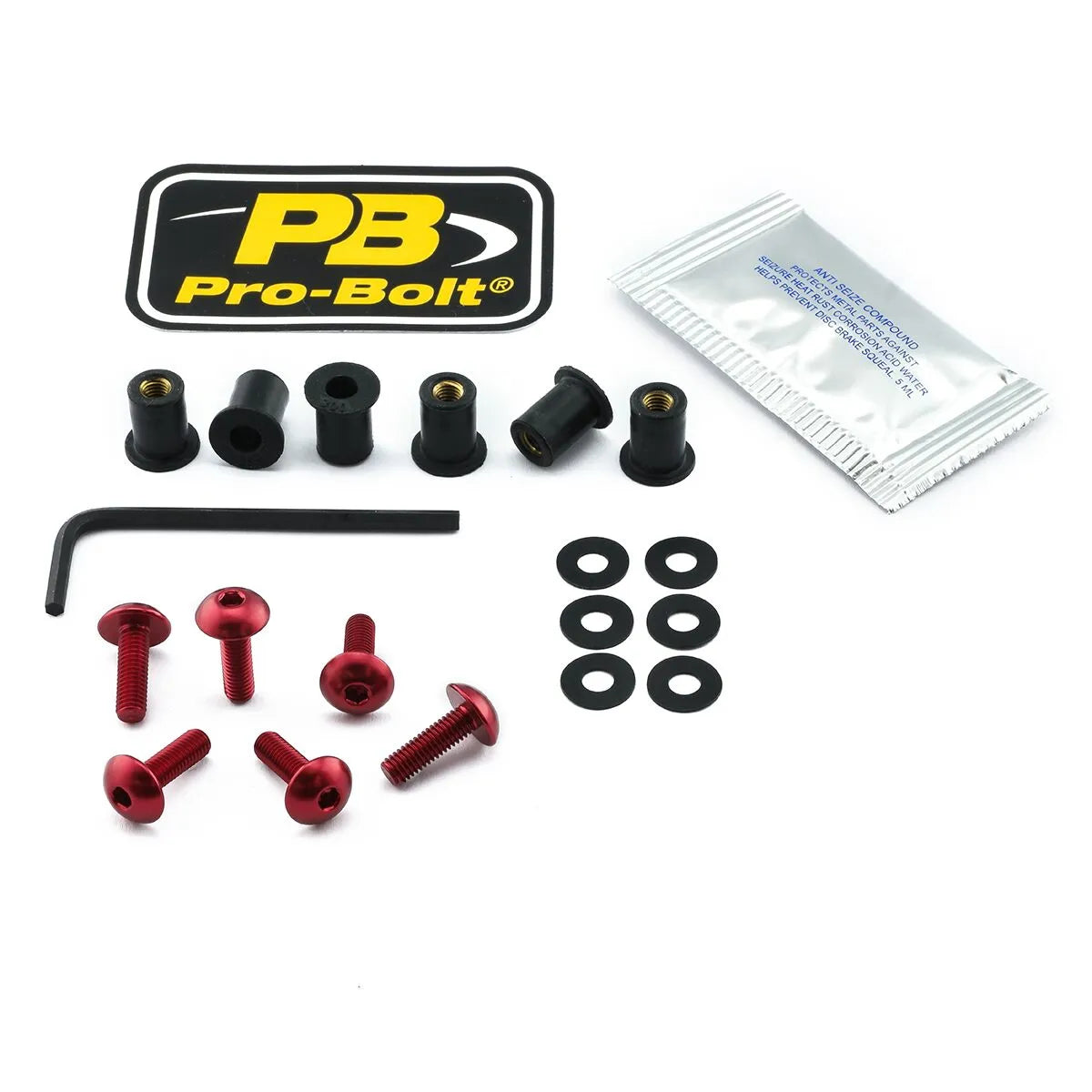 Pro Bolt Aluminium Screen Bolt Kit