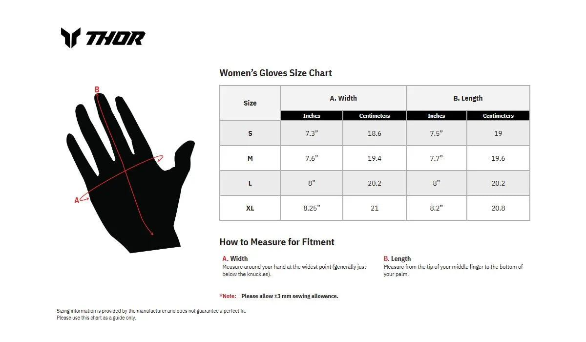 Thor Women's Sportmode Iconic Mx Gloves - Aqua/Black/Gray