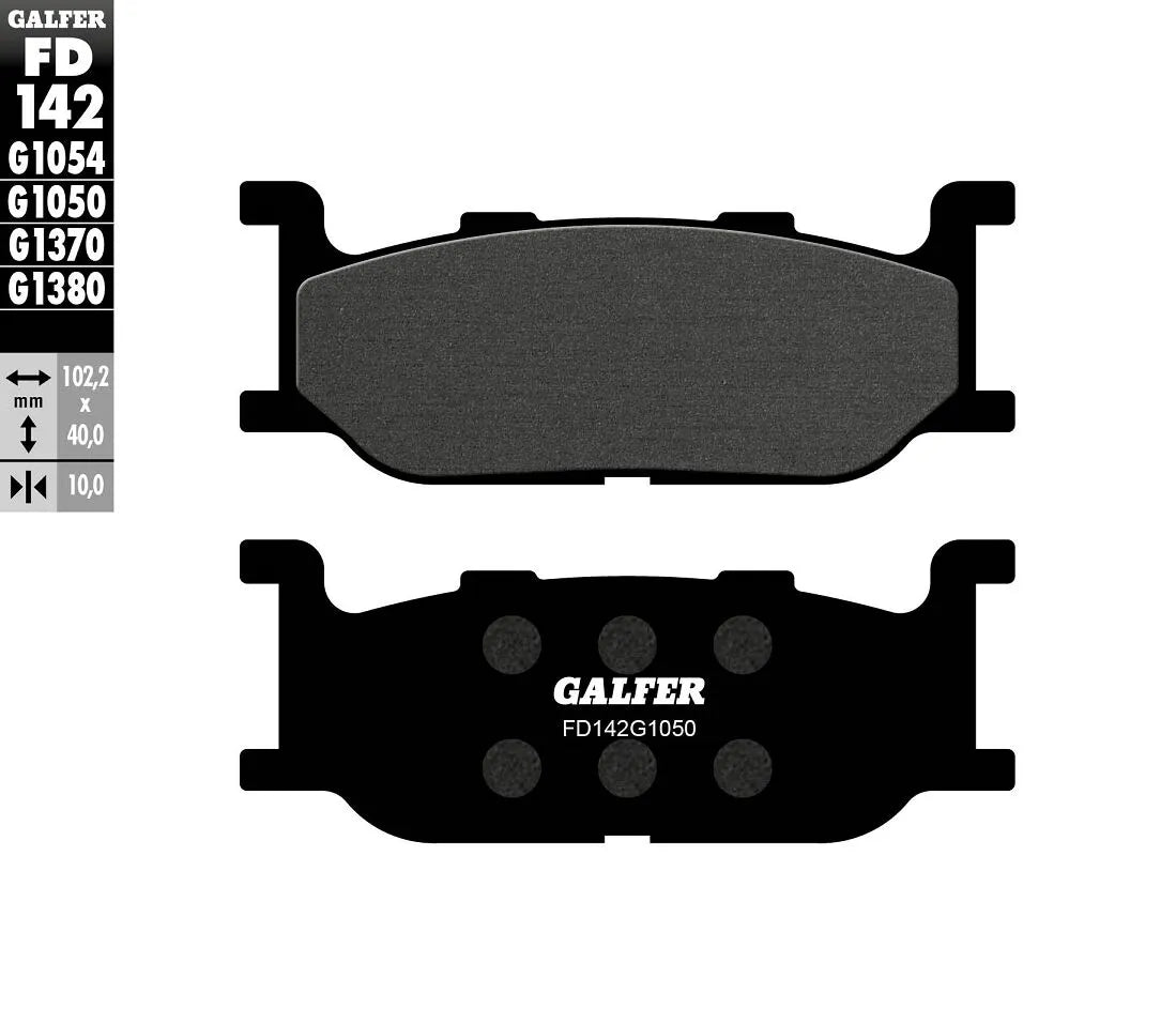 Galfer Semi-metalliska Bromsbelägg För Oem Ersättning - Fram