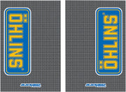Blackbird Racing Fork Stickers - Blue/yellow Vinyl