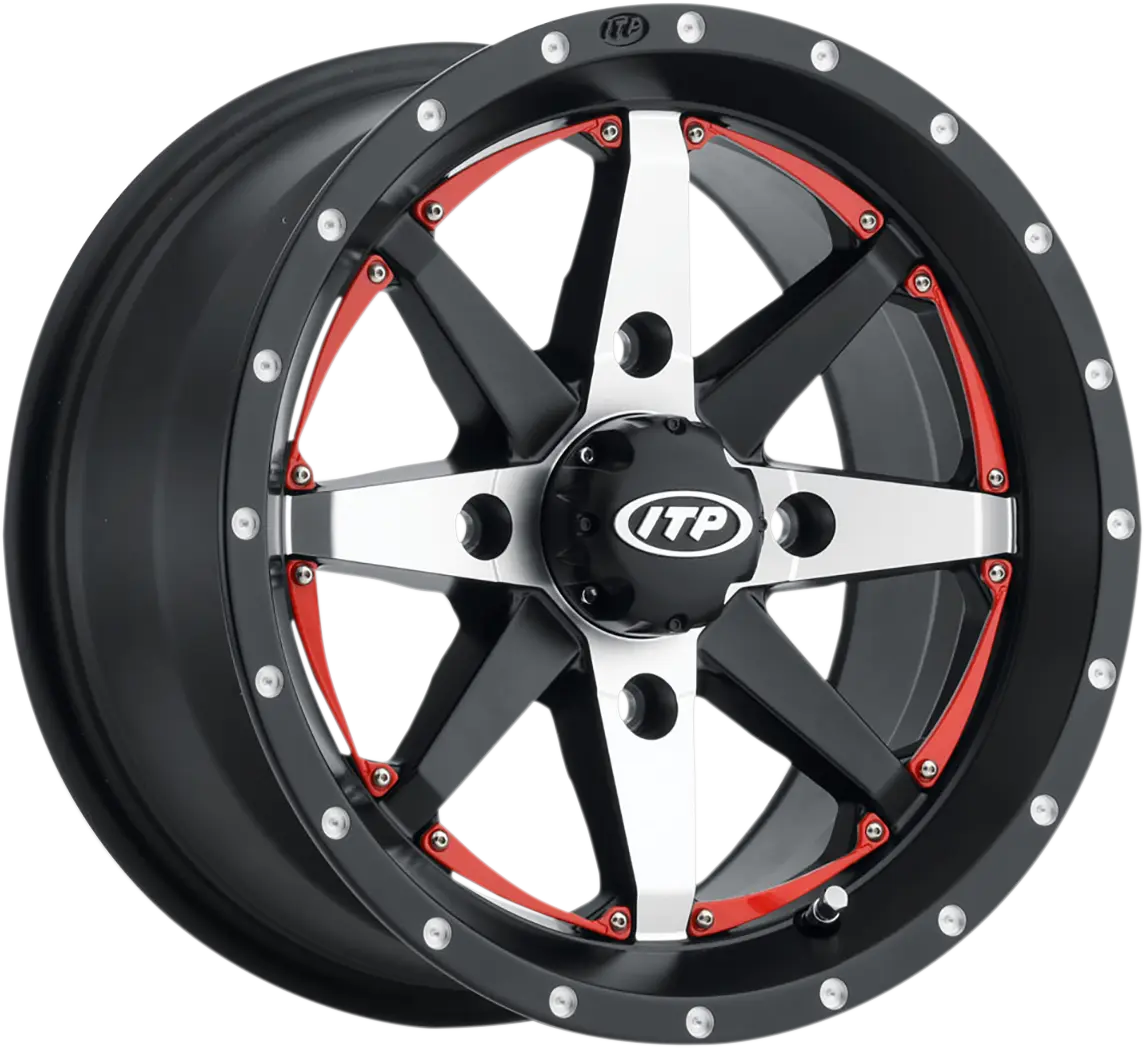 Itp Cyclone Wheel - 14 Inch Black Matte