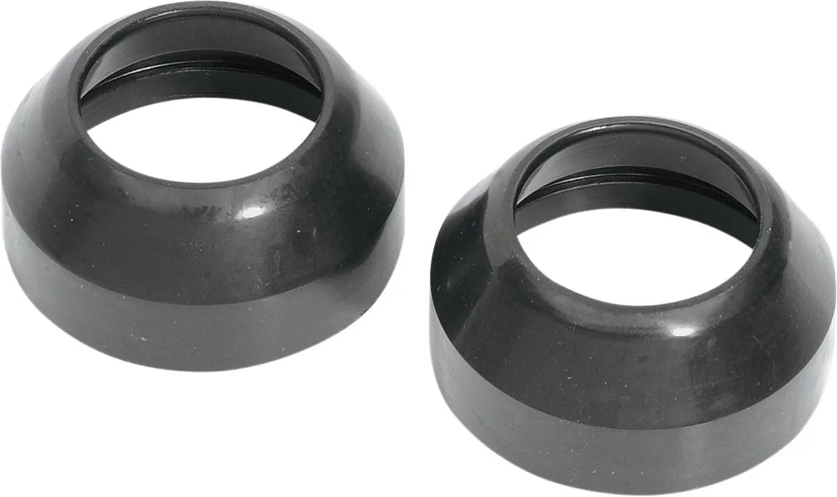 Drag Specialties Black Rubber Fork Boots For 39mm Forks