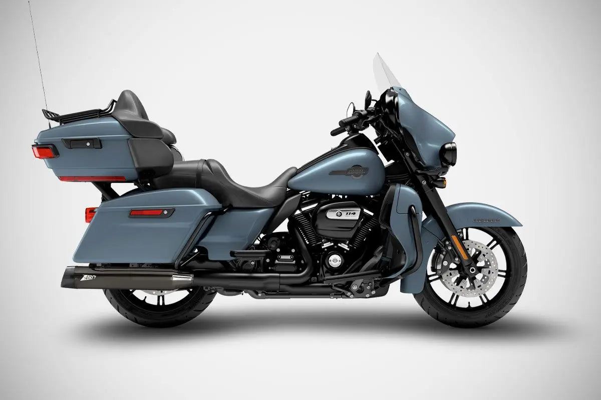 Zard 4.5" Slash-cut Slip-On Avgasrör För HD-Touring E5 - ECE Väglaglig