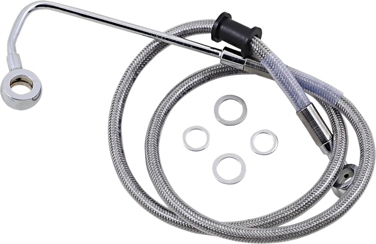 Drag Specialties Förlängd bromsledning för ABS - 32,75"