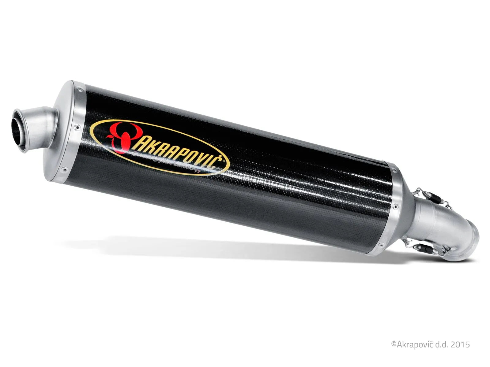 Akrapovic Slip-on Ljuddämpare Street - ECE Väglaglig