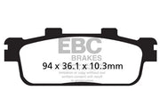Ebc Sfa-hh Series Sintrade Scooter Bromsbelägg - Fram & Bak