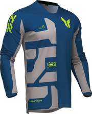 Thor Launchmode Forge Jersey - Blue/Gray/Fluorescent Yellow