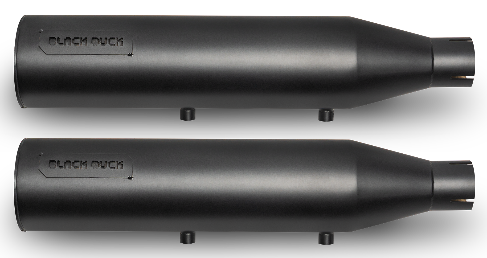 Black Duck Slip-Ons for Sportster – Exhaust