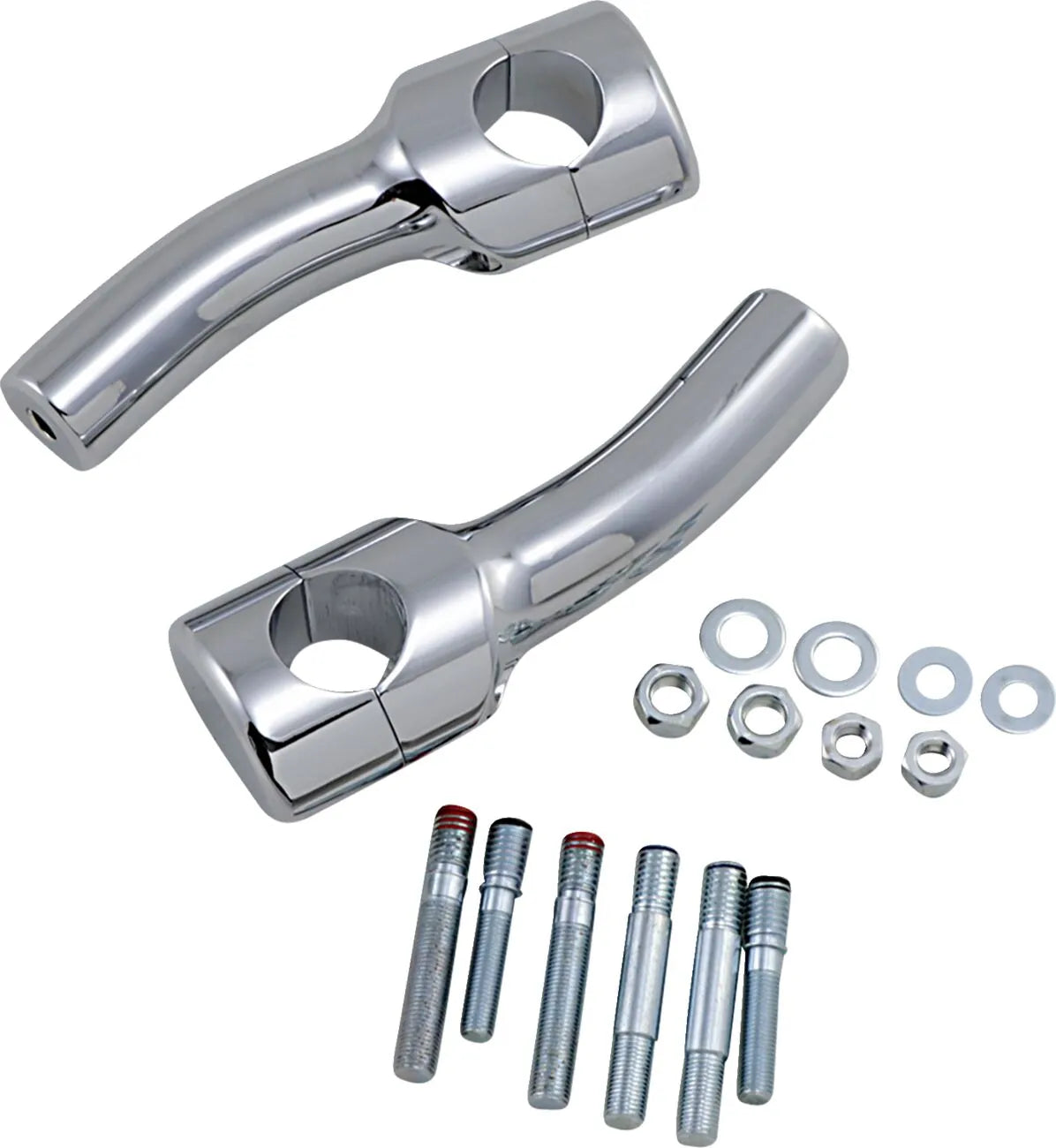 Drag Specialties Big Buffalo Handlebar Risers Chrome
