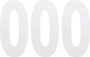 Factory Effex Standard Numbers - 6" White Vinyl