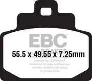 Ebc Sfa-serie Organiska Bromsbelägg För Scootrar