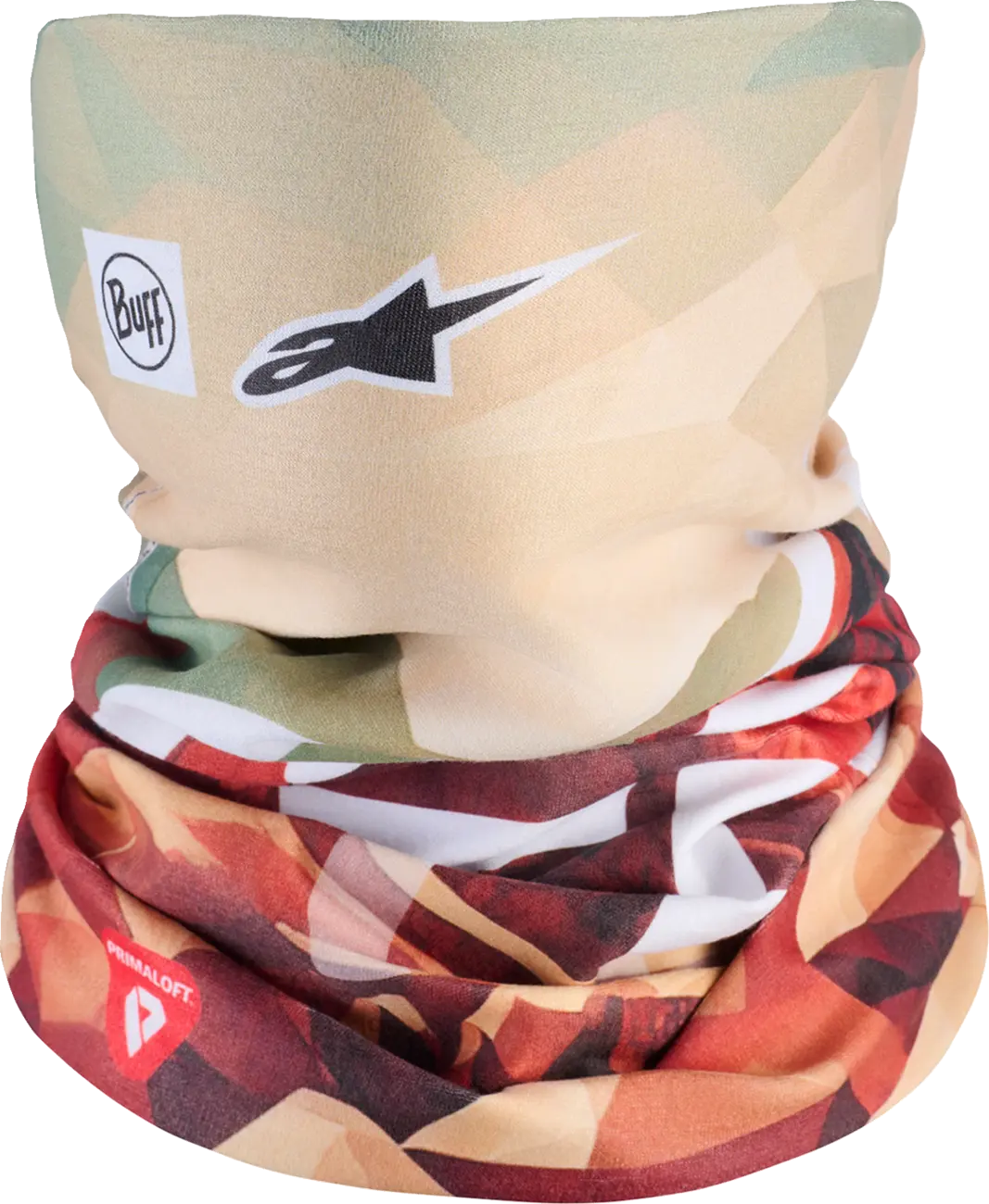 Buff Peaks PrimaLoft Neck Tube Earth Brown