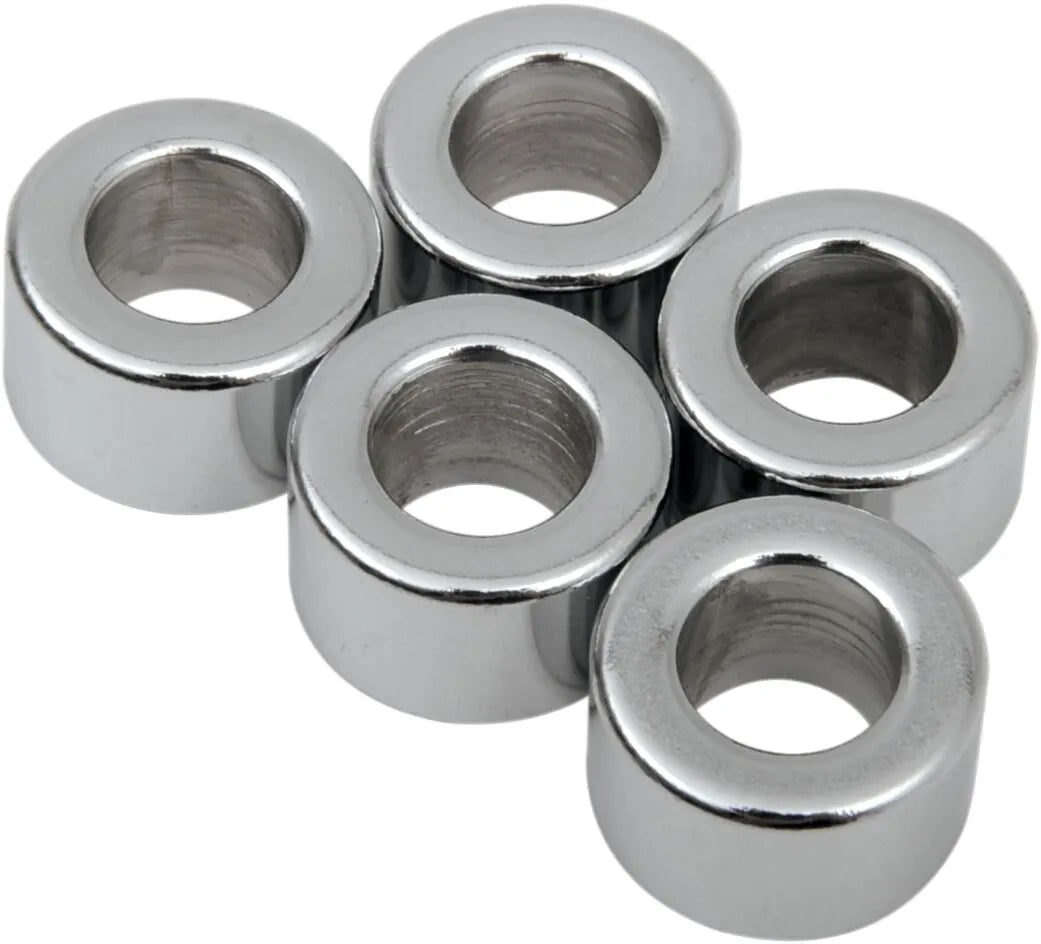 Drag Specialties Chrome Spacers for 5/16" Bolts