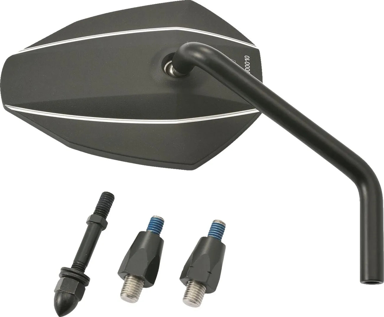 Daytona Aluminum Black Mirror