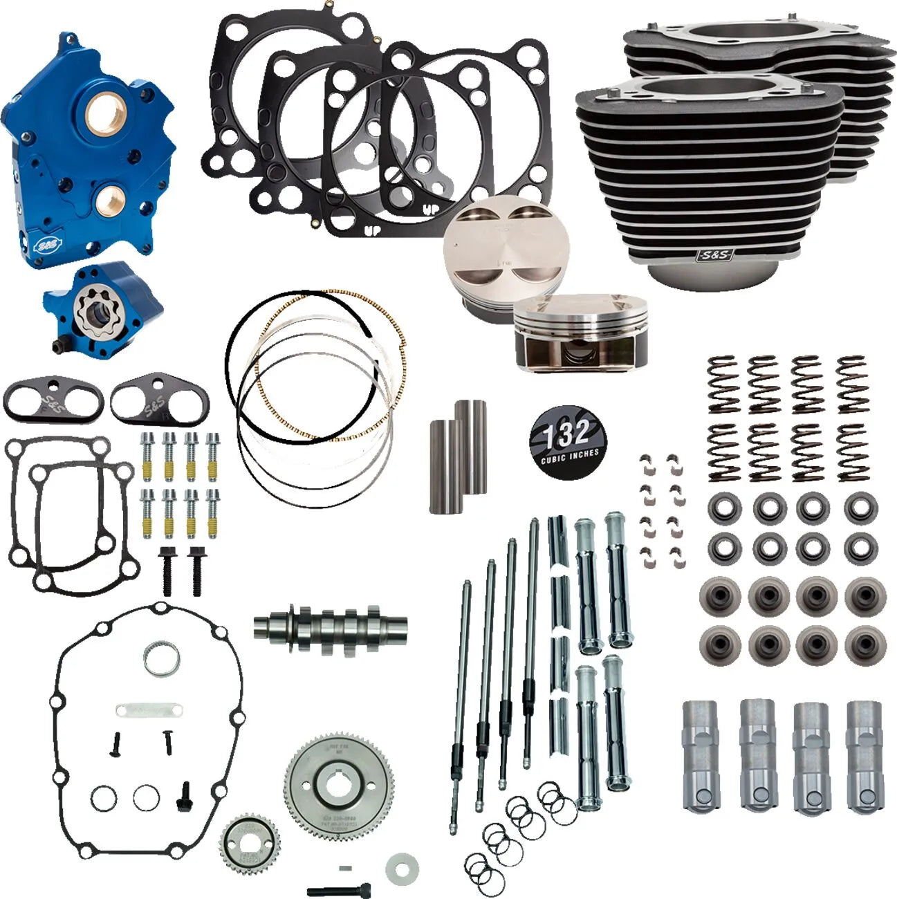 S&s Cycle 132" Power Package Engine Kit