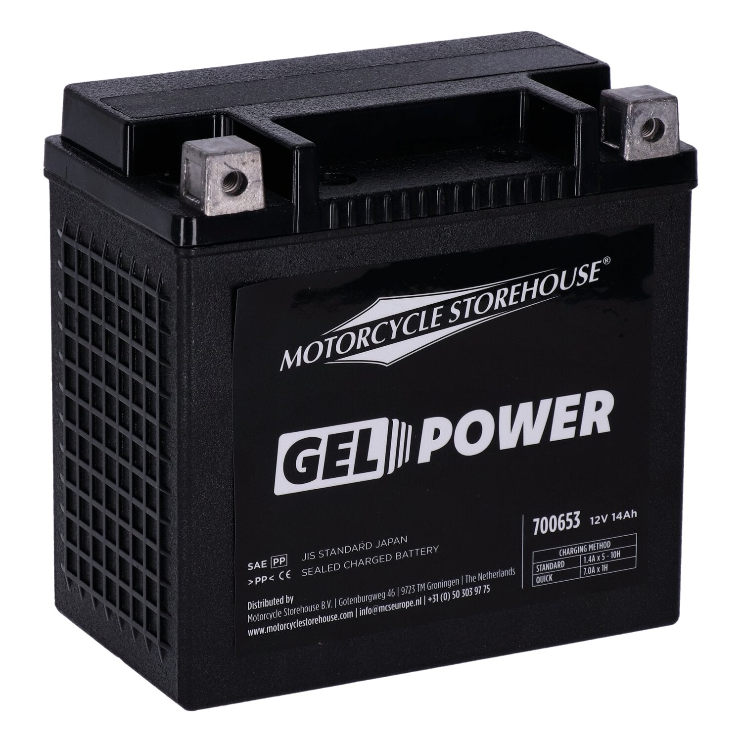 MCS Nano Series sealed GEL battery - 12V 14Ah 260CCA