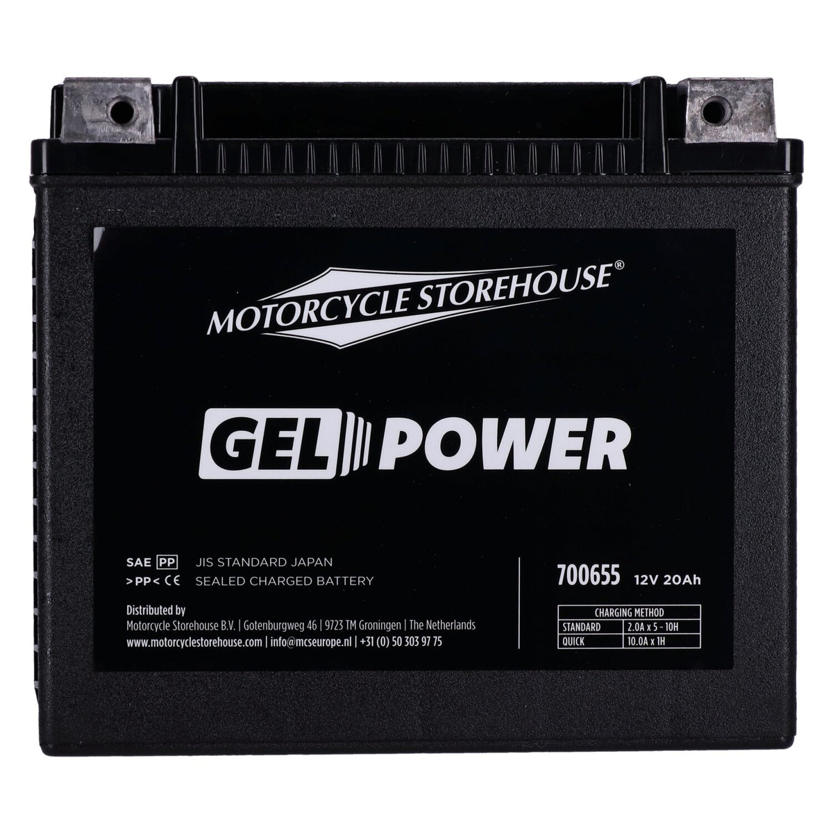 MCS Nano Series sealed GEL battery - 12V 20Ah 360CCA