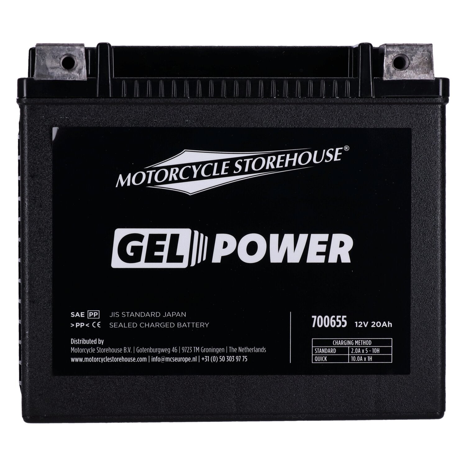 MCS Nano Series sealed GEL battery - 12V 20Ah 360CCA