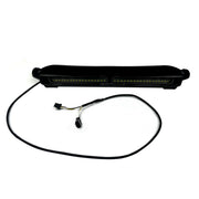 Custom Dynamics white DRL center windshield trim - Black