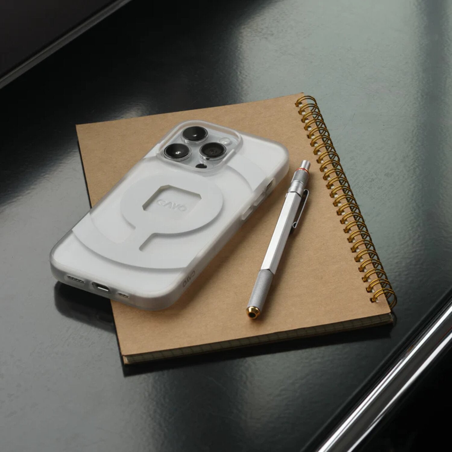 Cayo phone.dokk - iPhone 14 Pro Max - Clear / white