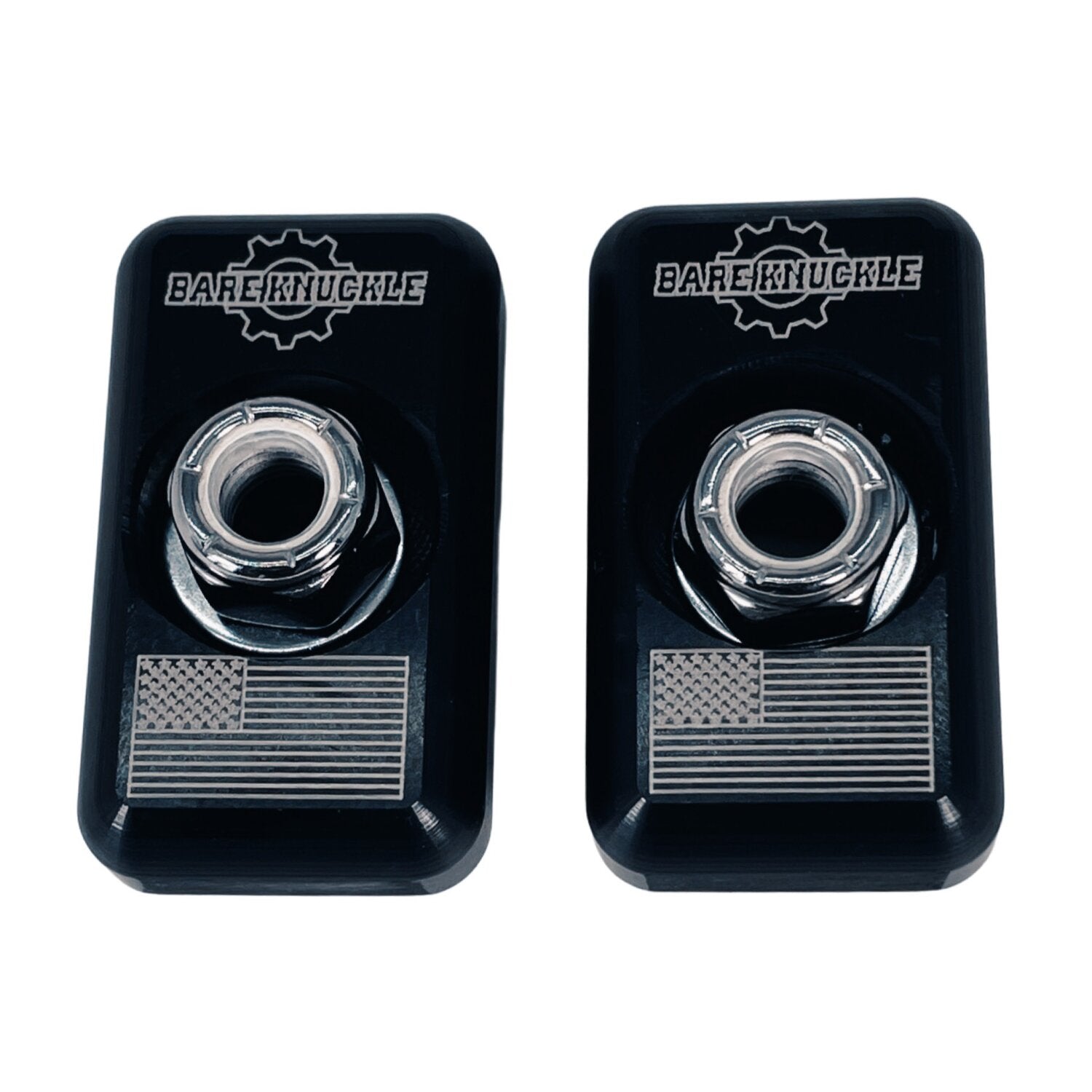 Bare Knuckle Performance Axle adjuster plate kit - US flag