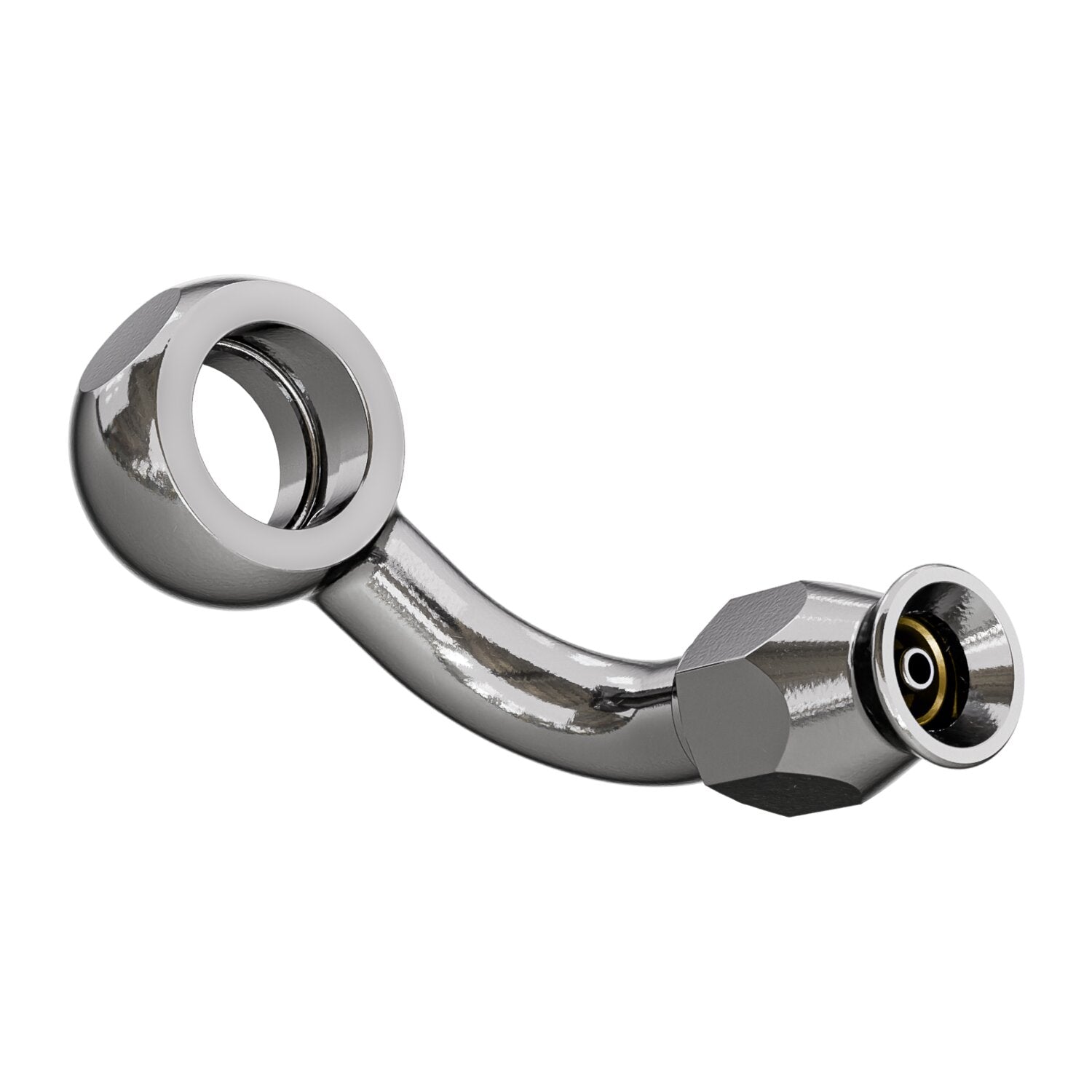Goodridge banjo 3/8" 90 degrees - Stainless Steel