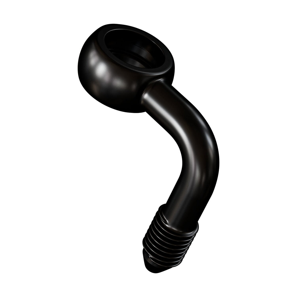 Goodridge Slimline banjo fitting 3/8" 90 degrees - Black