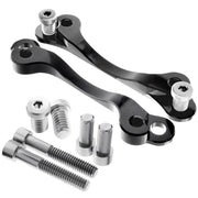 Kraus KR8 front fender adapter bracket kit - Black