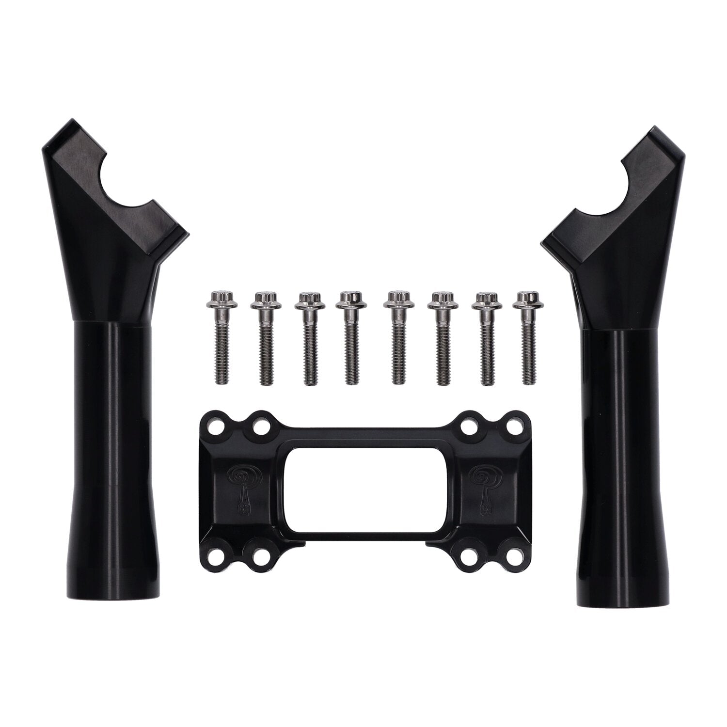 Indian Larry Motorcycles Indian Larry M8 Softail BK Brawler risers 6" - Black