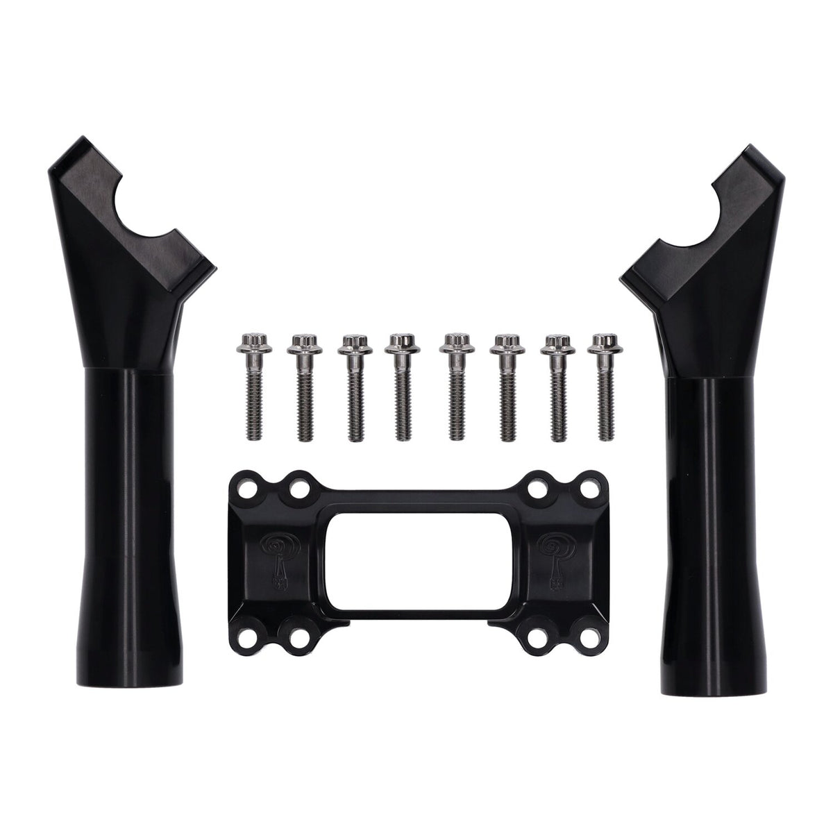 Indian Larry Motorcycles Indian Larry M8 Softail BK Brawler risers 6" - Black