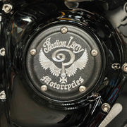 Indian Larry Motorcycles Indian Larry 'Indian Larry' logo 5-hole point cover - Matte