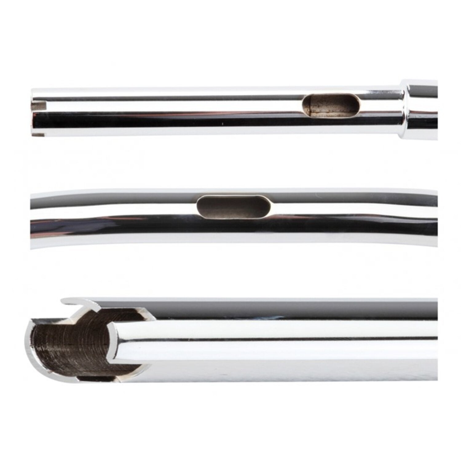 Fehling CRC Fehling 1-1/4" Fat Apehanger - 3 hole - 31cm high - Chrome