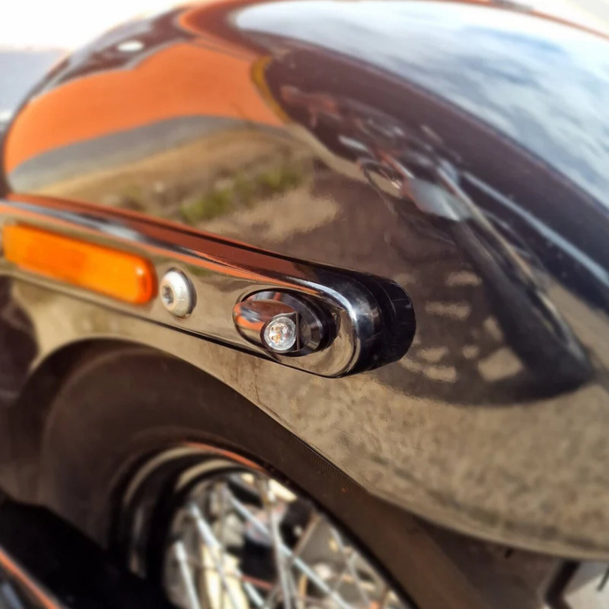 Motogadget Mo.blaze Tens 3-1 LED Turn signal combo - Black