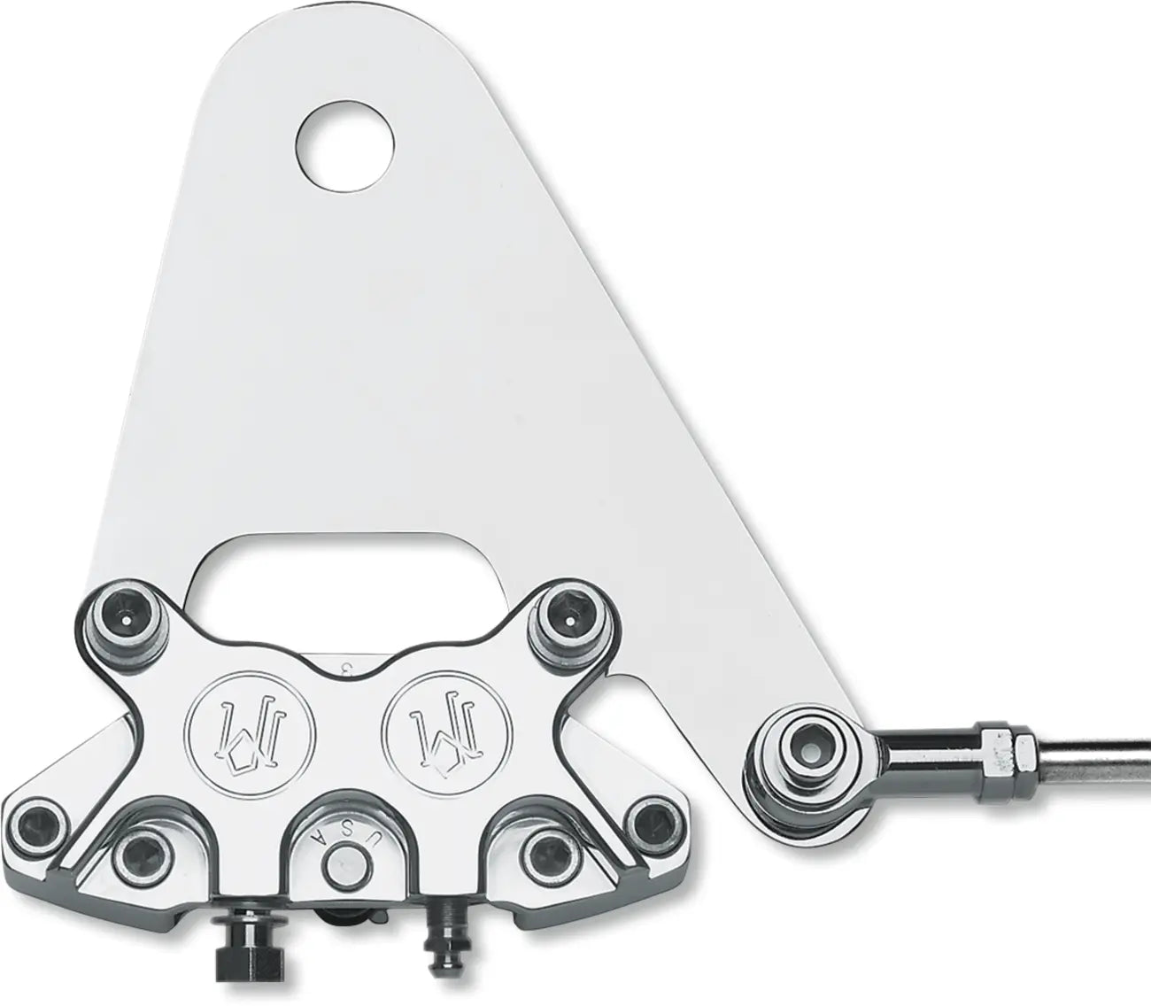 Performance Machine Chrome Rear Brake Caliper Kit 11.5" Rotor