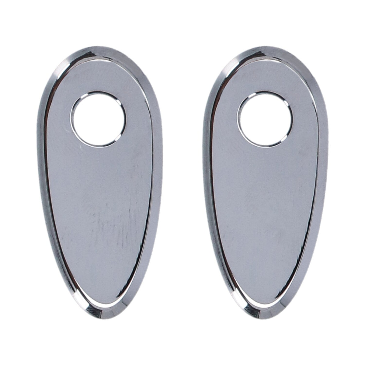 MCS fender strut turn signal hole covers - Chrome