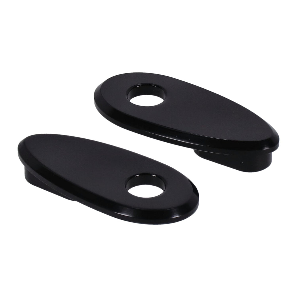 MCS fender strut turn signal hole covers - Black