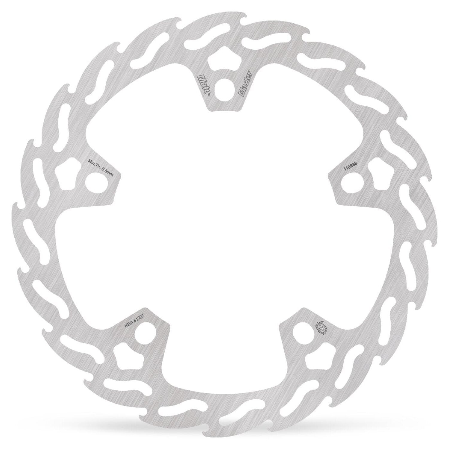 Moto-Master 'Flame' rigid brake rotor - Front left