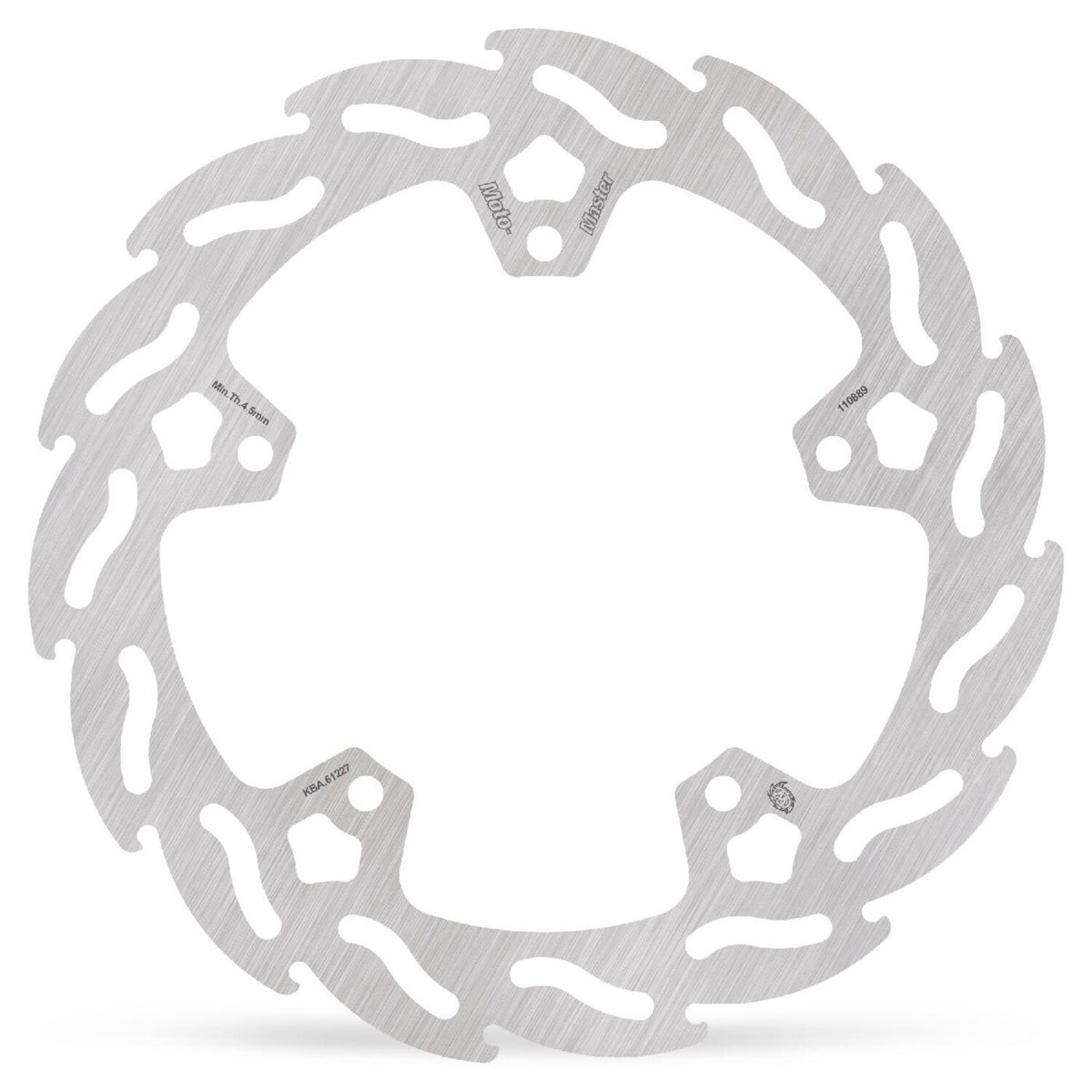 Moto-Master 'Flame' rigid brake rotor - Rear right