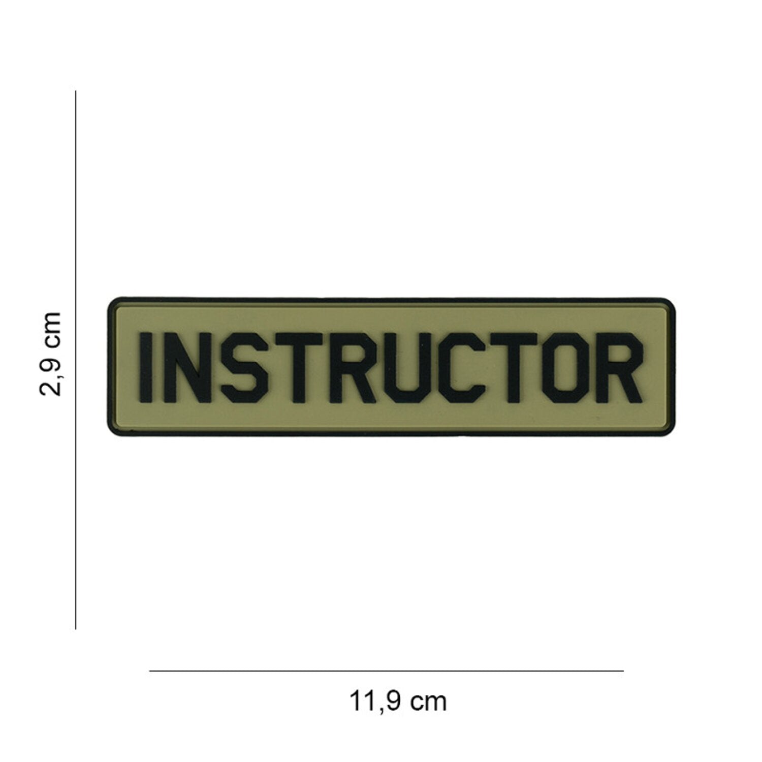 Army Surplus Patch 3D PVC Instructor
