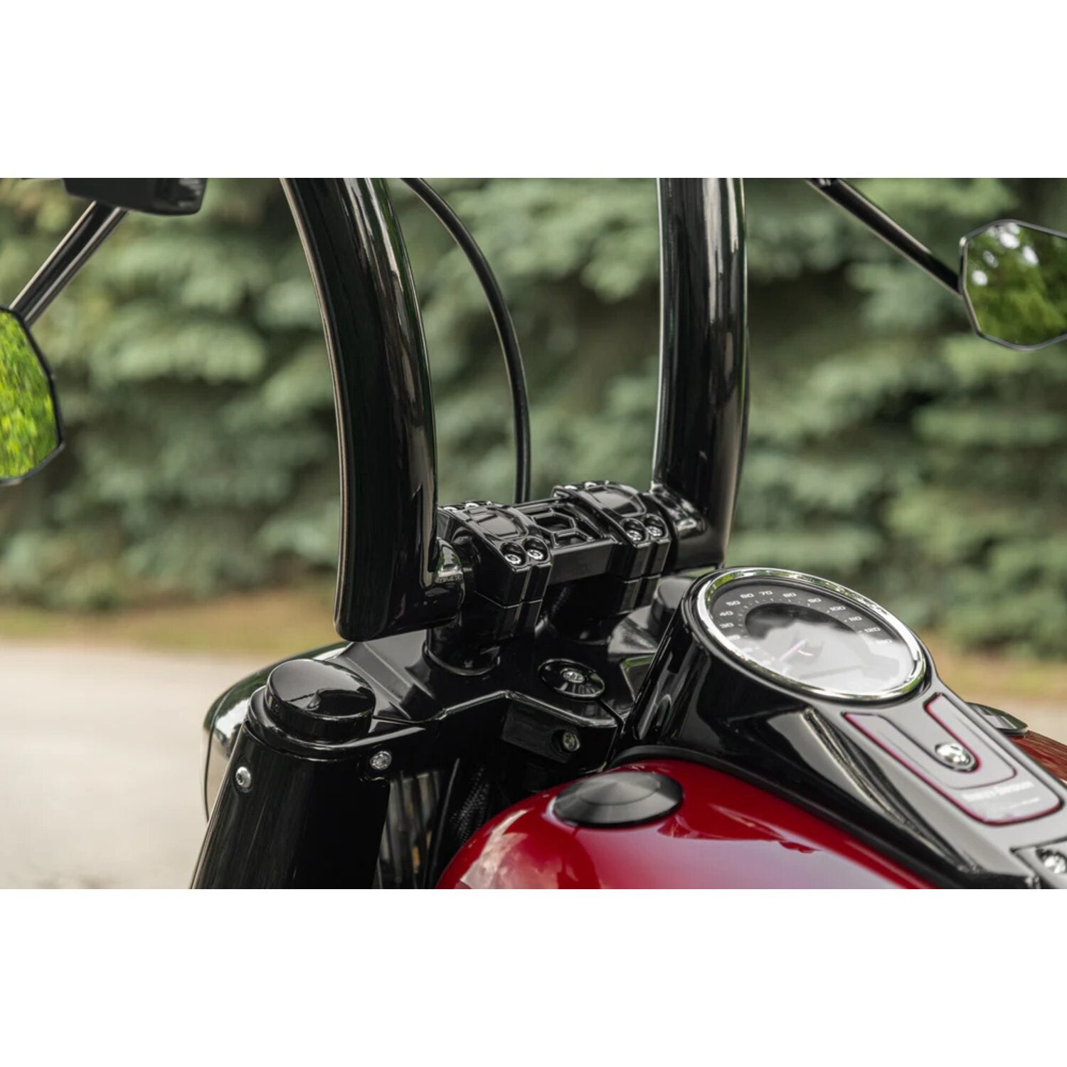 Killer Custom 1-1/4" 'Task Force' risers - 2" rise - Black