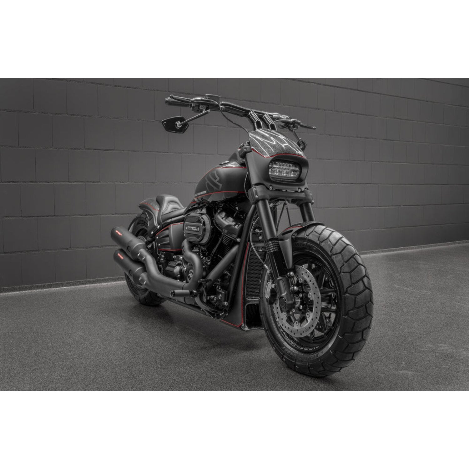 Killer Custom 'Back Saver' Raked T-Bar Mega handlebar 6"