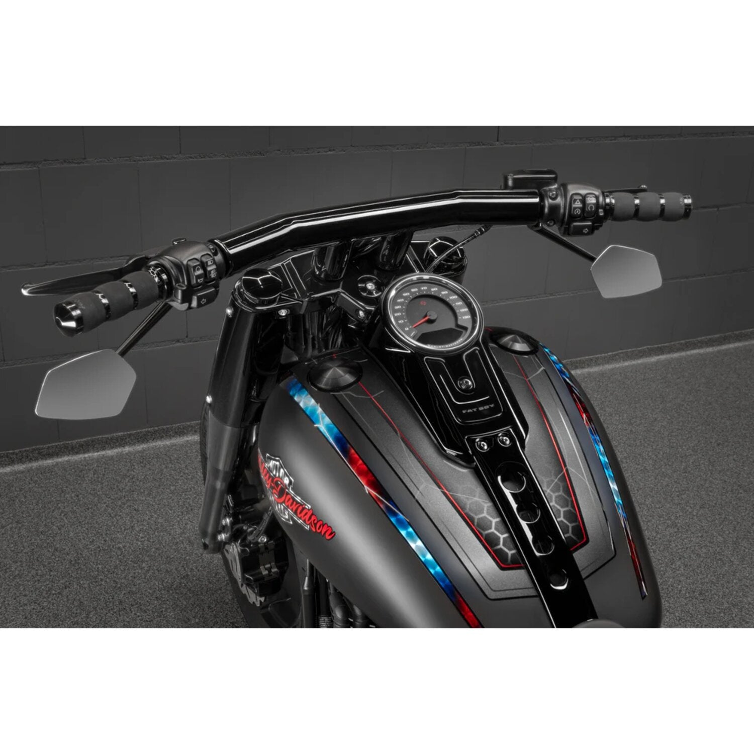 Killer Custom "Drag-T" Mega Handlebars - Gloss black
