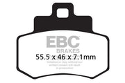 Ebc Sfa-hh Series Sintered Scooter Brake Pads - Rear
