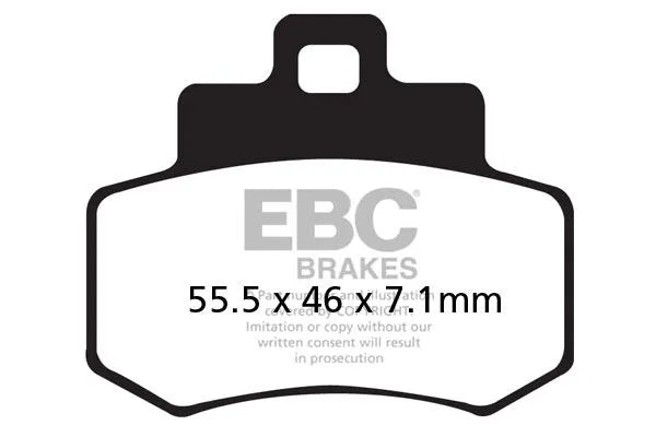 Ebc Sfa-hh Series Sintered Scooter Brake Pads - Rear