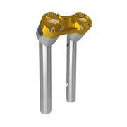 HeinzBikes Clubstyle pullback risers 10" - Silver/Gold