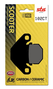 SBS CT Scooter Carbon Tech Organic Bromsbelägg Set - Fram & Bak
