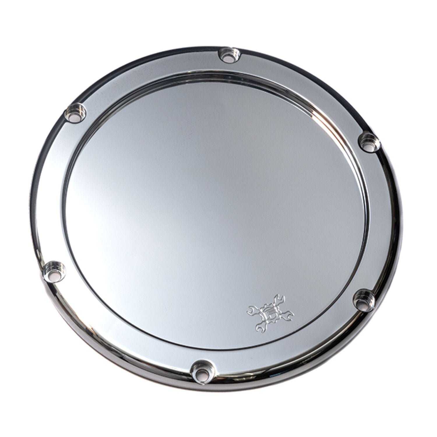 Feuling replacement BA air filter cover - Chrome - Solid