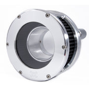 Feuling BA air cleaner - Raw - Black filter - Clear cover