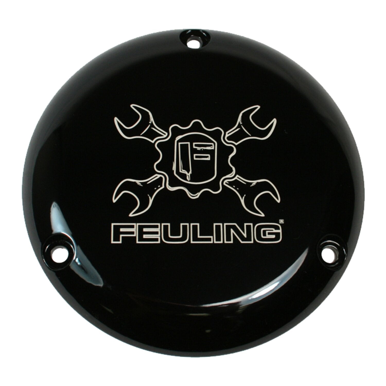 Feuling derby cover - Gear Cross Wrench - Black CC